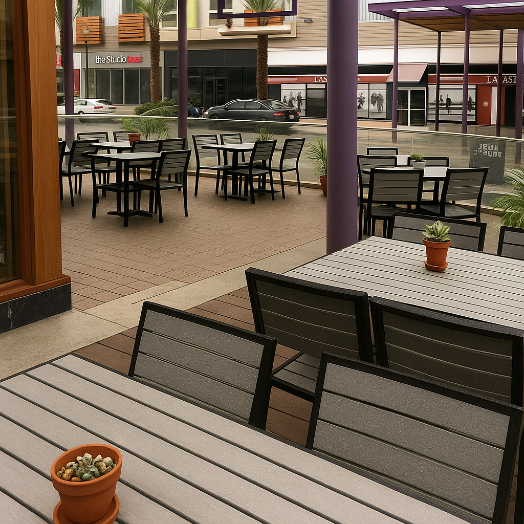 Grey Shay Plasteak Table Top