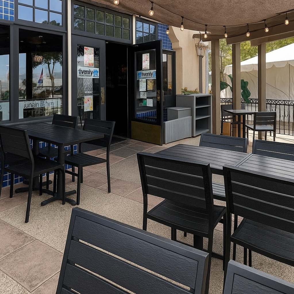 Black Joan Plasteak Table Top