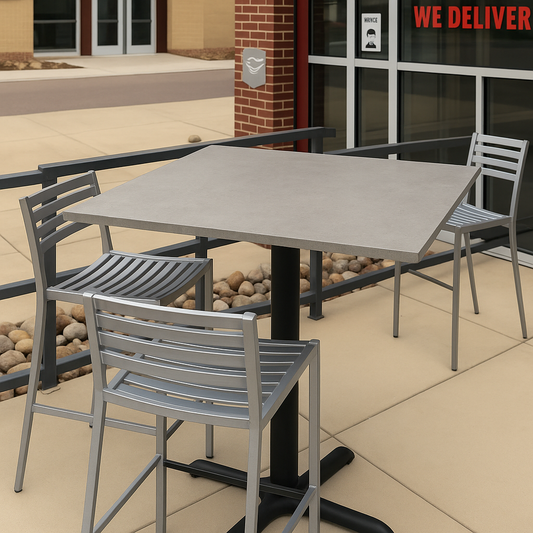 Concrete Outdoor High Pressure Laminate Top