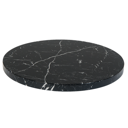 Indoor Black Artificial Granite Table Top