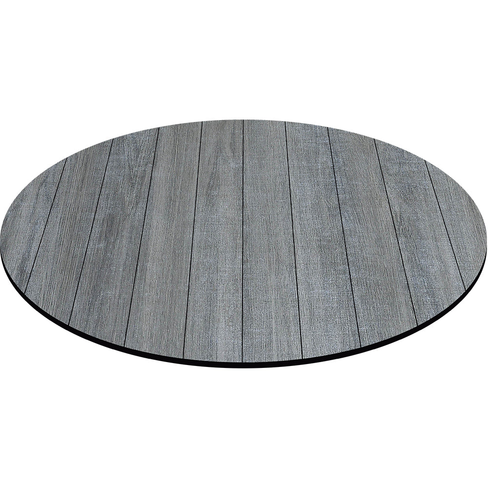 Weathered Wood Outdoor High Pressure Laminate Top
