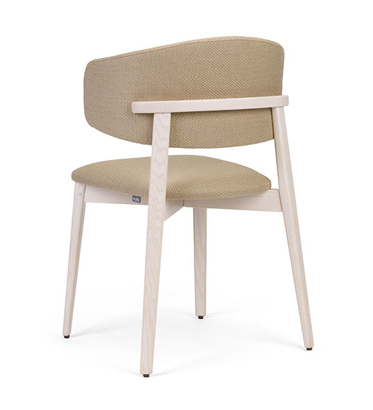 Coffee Beechwood Side Chair