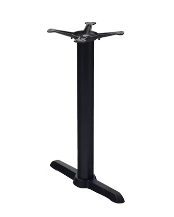 End Black Table Base