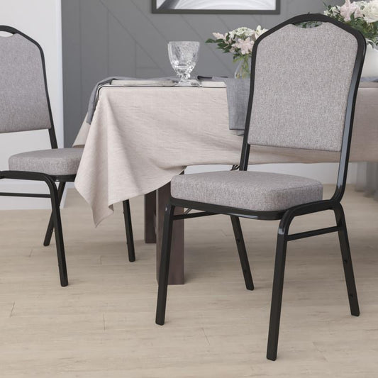 Windsor Crown Back Fabric Banquet Chair