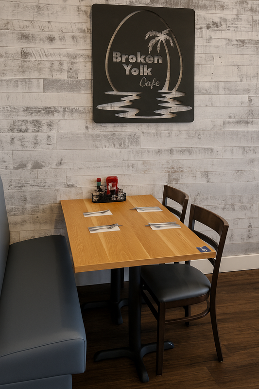 1.5" Laminate Top Oak