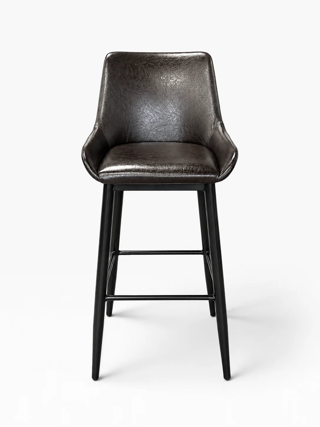 Brown Metal Barstool