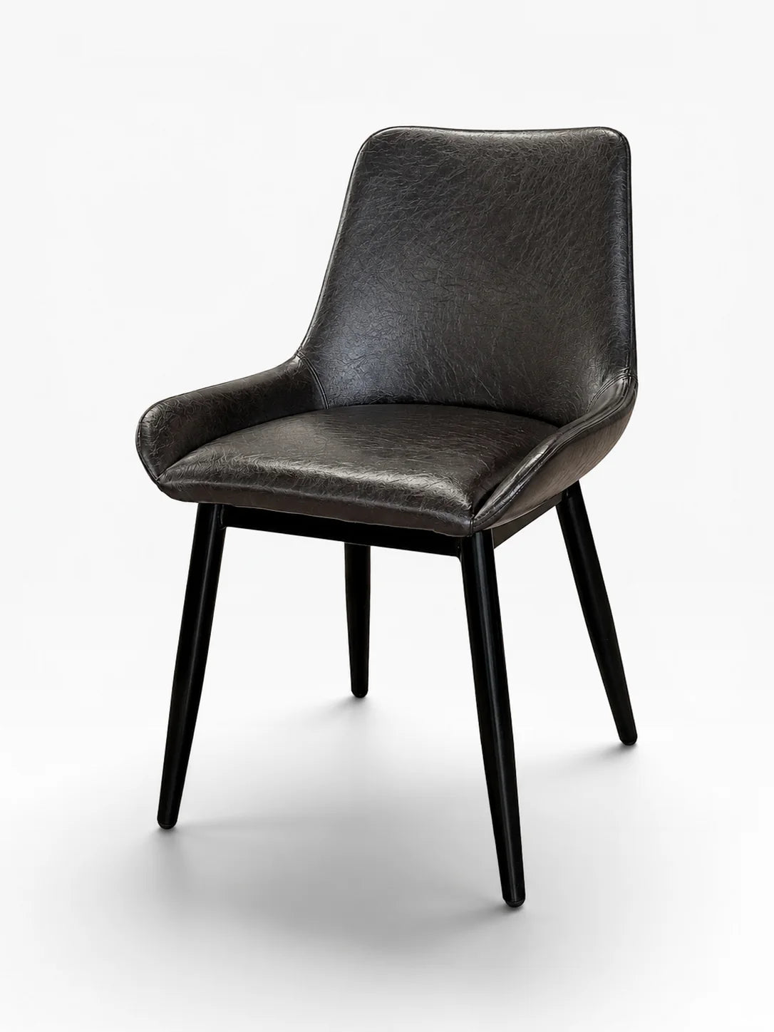 Brown Metal Side Chair