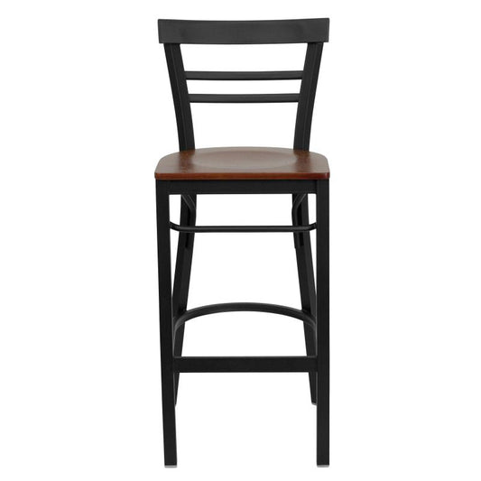 Frazer Metal Wood Bar Stool