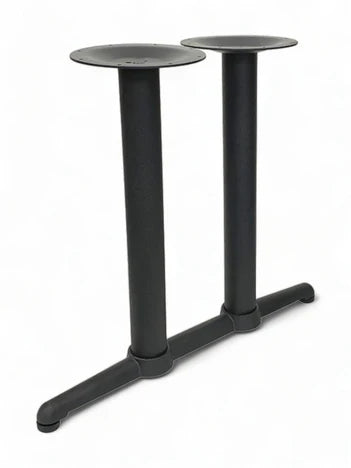 Black Restaurant Double End Table Base