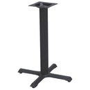 Black Flat Cross Restaurant Table Base