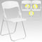 Heavy Duty Plastic Folding Chair with Built-in Ganging Brackets