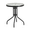 Tempered Glass Metal Table