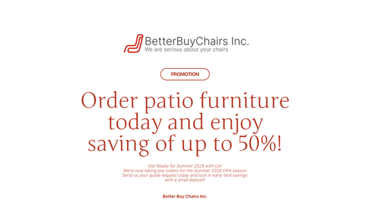 Save Up to 50% on Patio Furniture