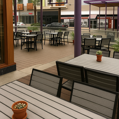 Grey  Shay Plasteak Table Top