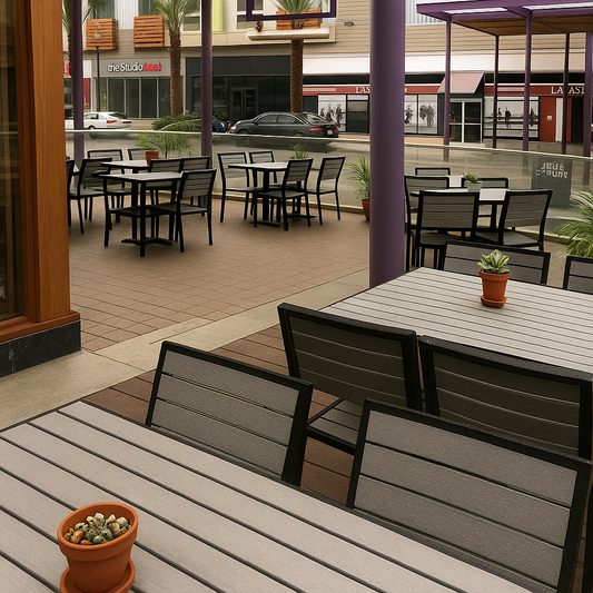 Grey  Shay Plasteak Table Top