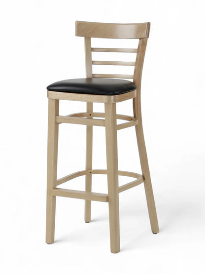 Charlotte Beechwood Bar Stool