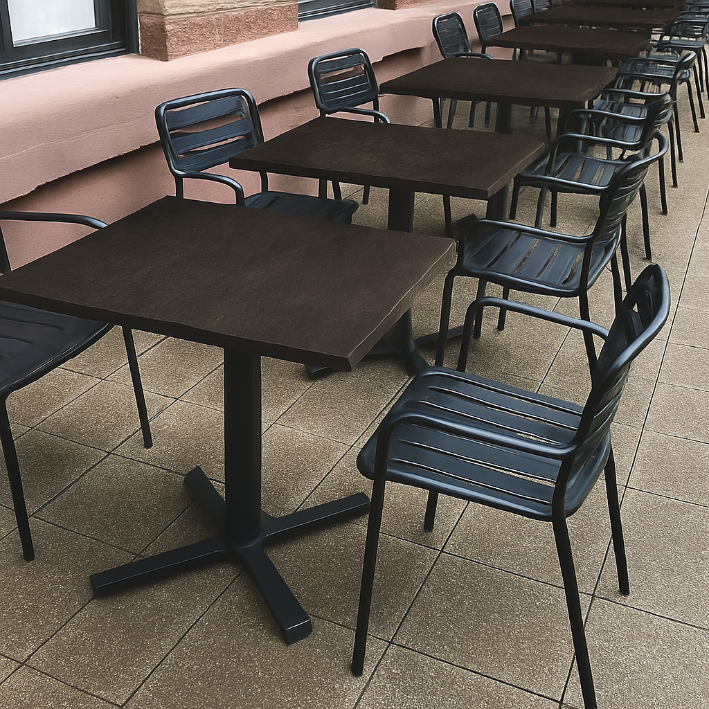 Storm Slate  Outdoor High Pressure Laminate Top