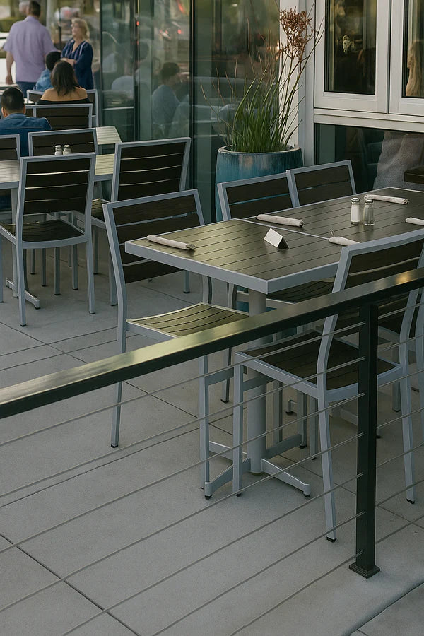 24" X 30" Espresso Brown Outdoor Table Top