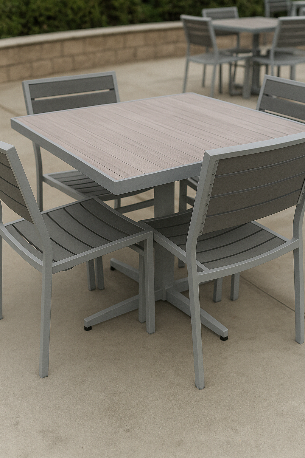 Grey Brown/Silver  August Aluminum Top