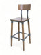 Lyla Bar Stool Vintage Wood & Metal
