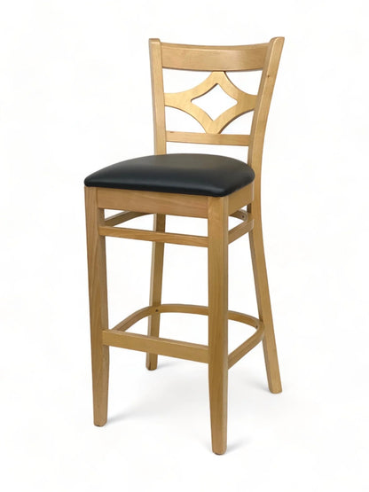 Lucy Wood Bar Stool