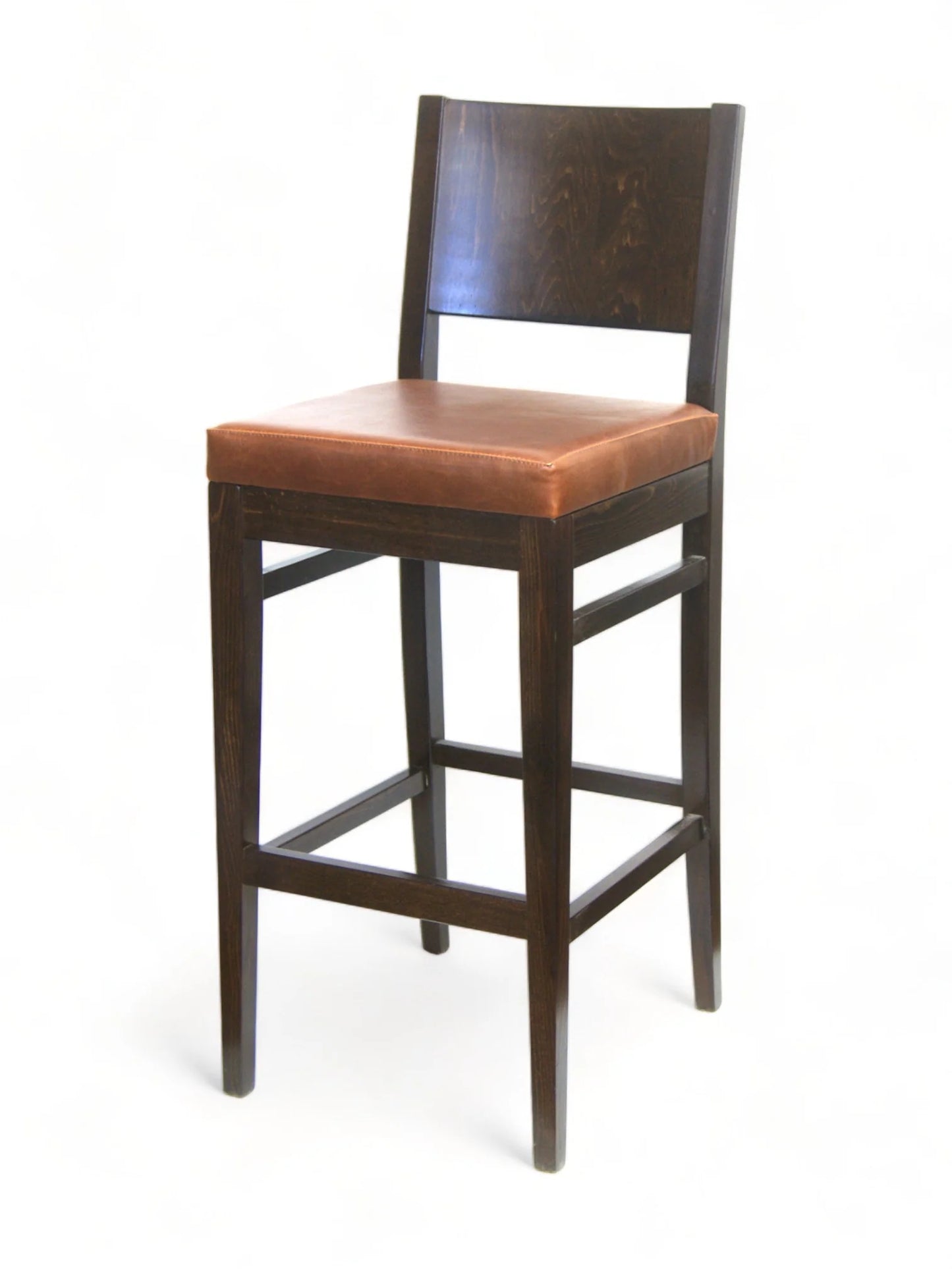Glenn Beechwood Bar Stool