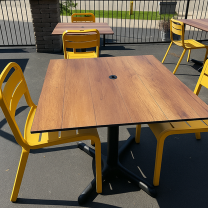 Light Walnut  Outdoor High Pressure Laminate Top