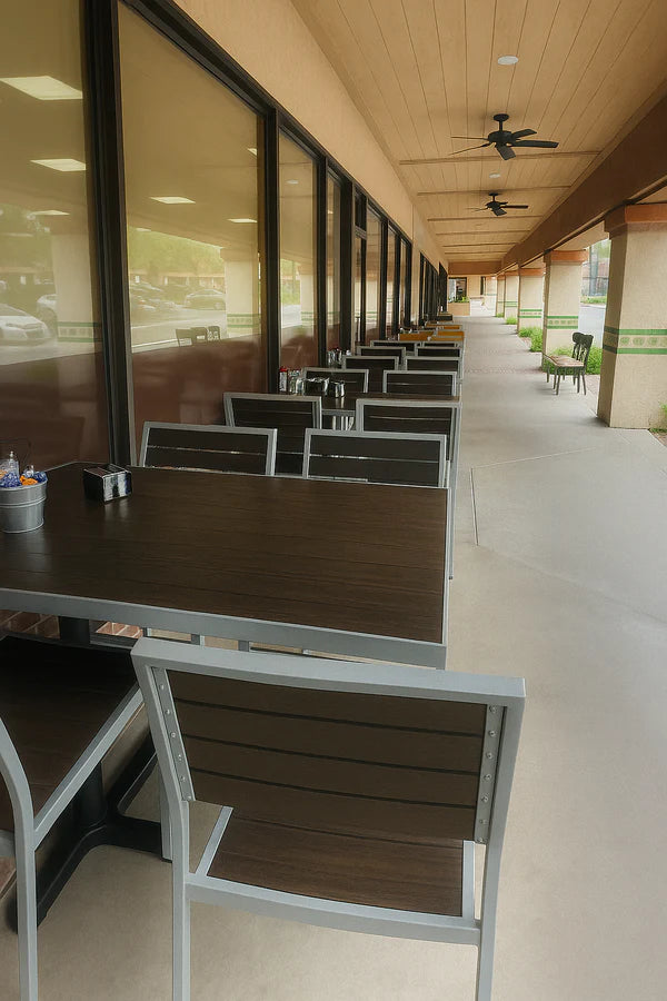 24" X 30" Espresso Brown Outdoor Table Top