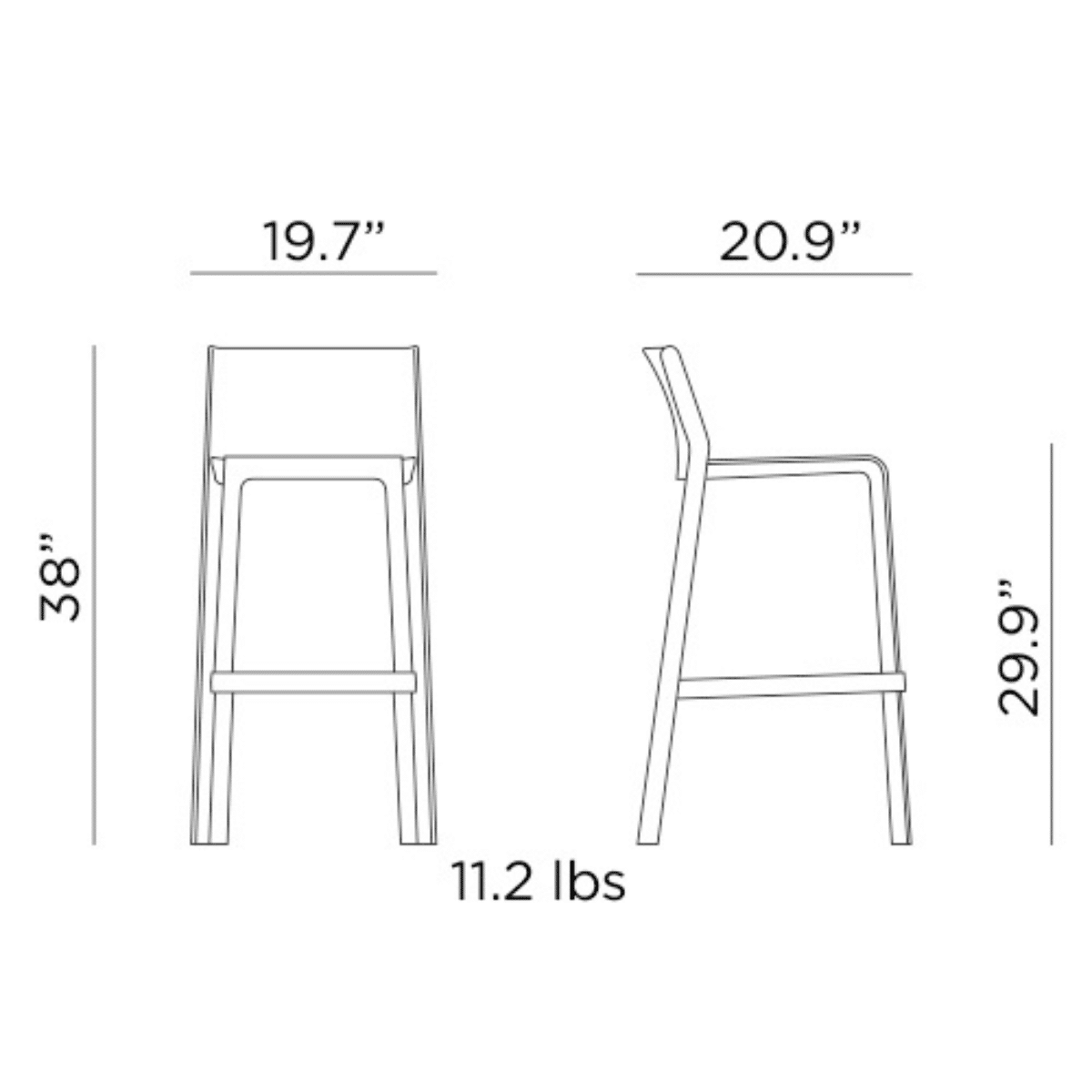 Trill Bar Stool