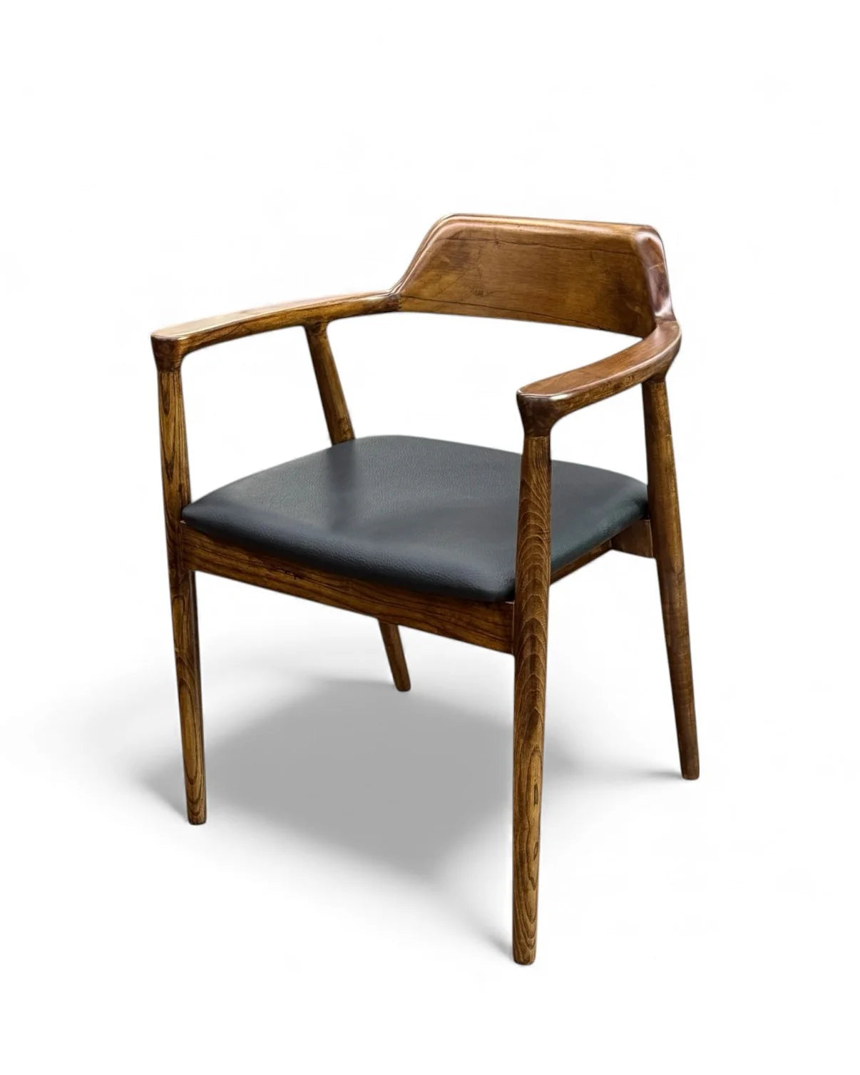 Walnut Commercial Wooden Arm Chair