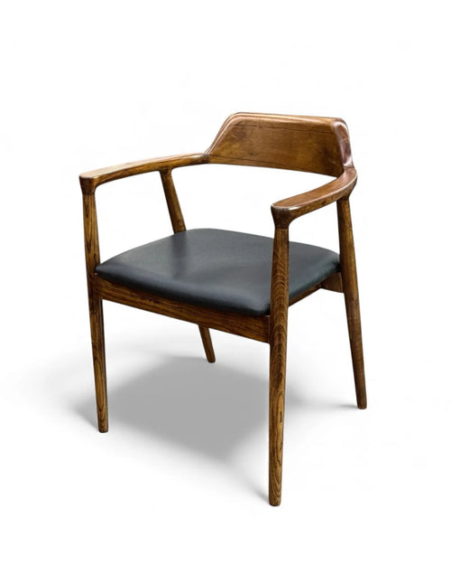 Walnut Commercial Wooden Arm Chair