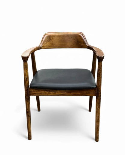 Walnut Commercial Wooden Arm Chair