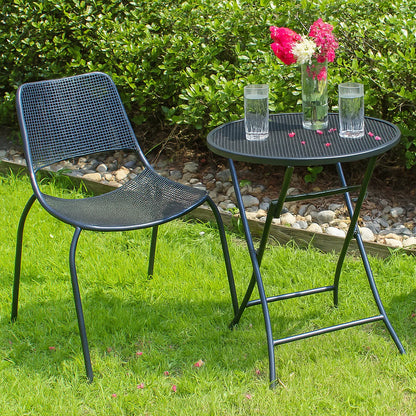 Round Folding Mesh Table