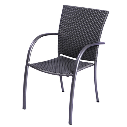 Pilano Arm Chair W/ Gray/Silver