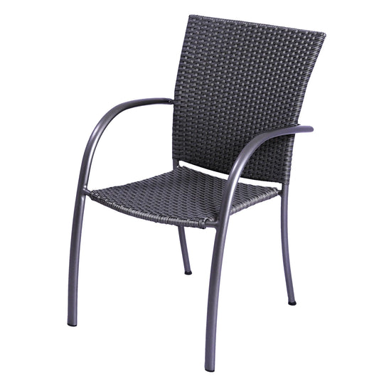 Pilano Arm Chair W/ Gray/Silver