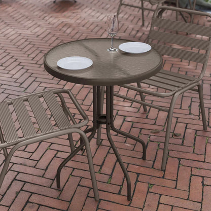 Bellamy Round Glass Table