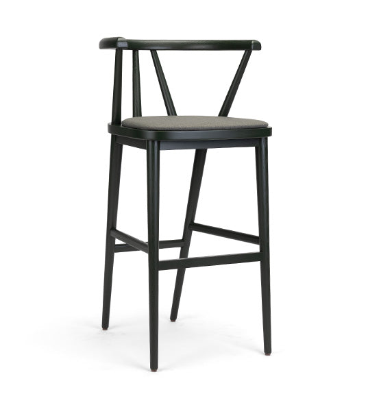 Bette Beechwood Bar Stool
