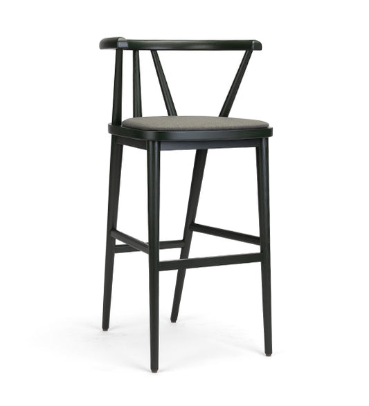 Bette Beechwood Bar Stool