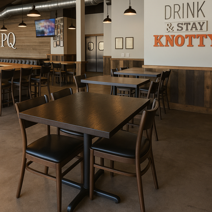 1.5" Ashwood Carbonized Table Top Dark