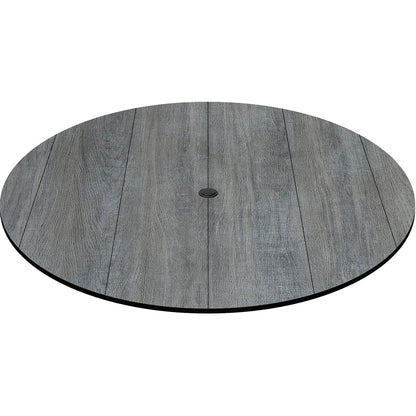 Weathered Wood  Outdoor High Pressure Laminate Top