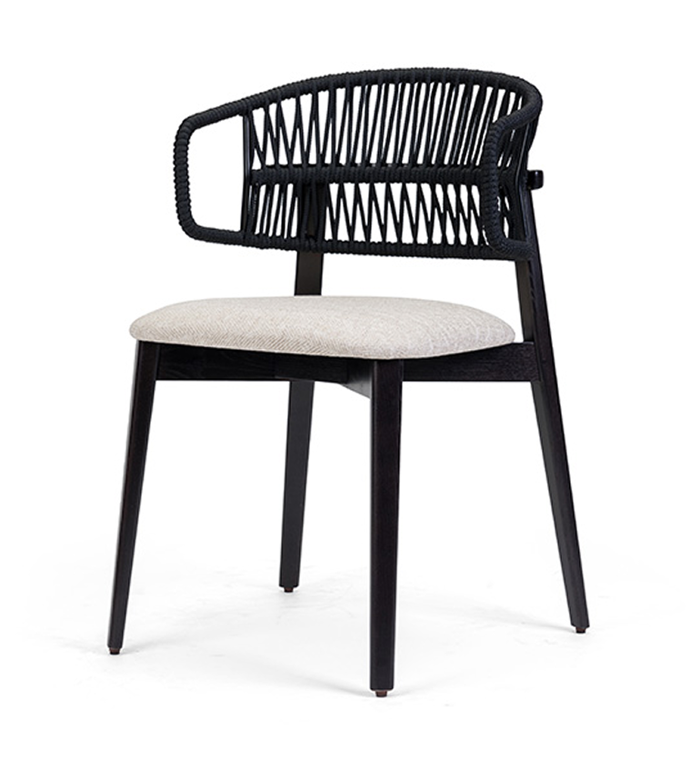 Coffee Cord Side Chair