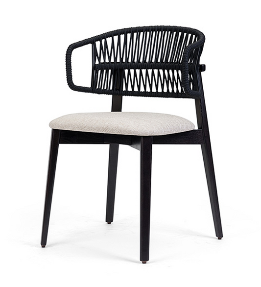 Coffee Cord Side Chair