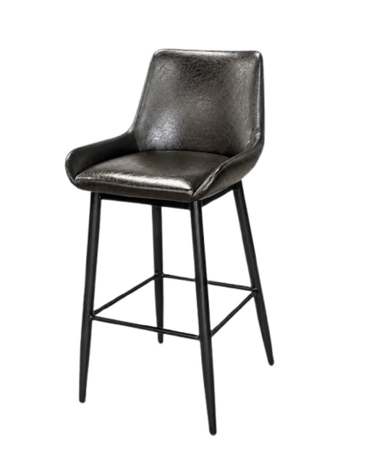 Brown Metal Barstool
