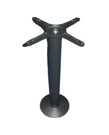 Bolt Down Black Table Base