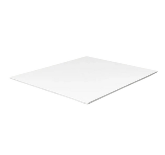 1.5" White Corian Restaurant Patio Table Top