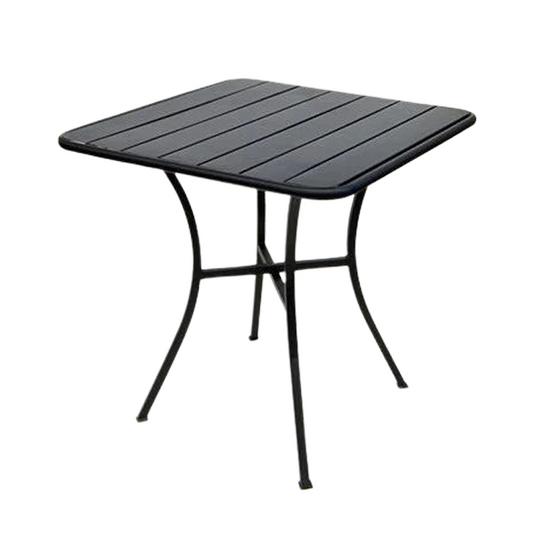 28"x28" Metal Indoor/Outdoor Table