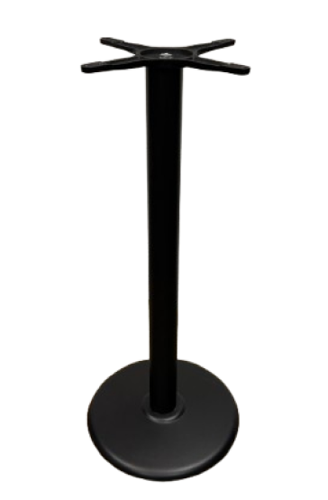 24" Black Round Restaurant Table Base