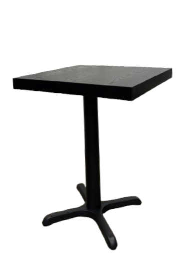 2" Laminate Top Black