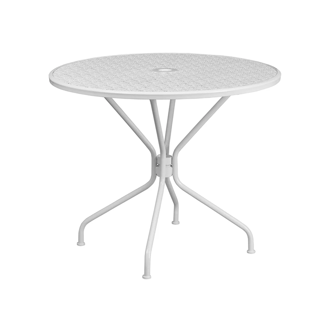 Oia Round Steel Patio Table
