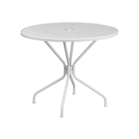 Oia Round Steel Patio Table